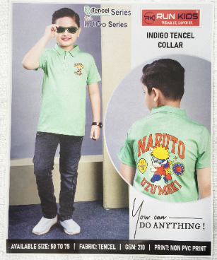 Runkids Indigo telecollar T-shirts
